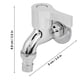 thumbnail image 4 of Mumusuki G1/2"Cobre Lavadero Ba?o Lavadora Montado en la Pared Grifo de Agua Simple Grifo de Agua fría del Grifo Individual Ecomeon  no, 4 of 5