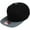 Black/Dark Gray, variant on Pro Style Classic Snapback Wool Blend Plain Basic Cap Hat