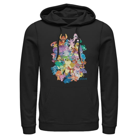 Mens Lilo & Stitch Experiment Compilation Lightweight Hoodie