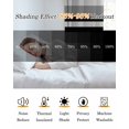 thumbnail image 5 of Black Gray Striped Blackout Curtains, Light Blocking Print Window Curtains, Contemporary Minimalist Lines Art Thermal Insulated Window Drapes for Living Room Kitchen Cafe 2 Panels, 84"W x 63"L, 5 of 9