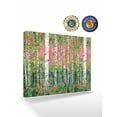 thumbnail image 2 of Green Pink Botanical Wall Art for Living Room,Canvas Picture Wall Decor for Bathroom Bedroom,Contemporary Abstract Art Painting Artwork for Office Kitchen Hallway Dining Room Home Decorations 12"x16", 2 of 8