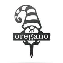 RealSteel, Garden Gnomes Metal Plant Labels, Vegetable, Herb Markers, Outdoors (OREGANO-Small)