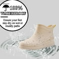 thumbnail image 2 of AUXDIQ Women Rain Boots Outdoor Garden Boots Waterproof Ankle Rain Shoes, 2 of 6