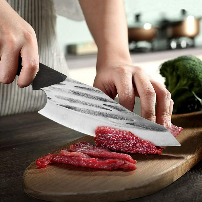 XYJ Authentic Since 1986,Vegetable Santoku Knives Set,Meat Butcher