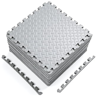 G-Floor 32x72 Heavy Duty Vinyl Exercise Mat Clear Durable