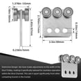 thumbnail image 3 of Trolley Assembly de 6 ruedas para unistrut, puntal más alto de 1, 5/8 de ancho, 3 of 5