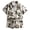 Coffee, variant on Boys Hawaiian Outfit 2Pcs Set Summer Beach Button-Down Shirt Top + Shorts for Kids (Coffee,11-12 Years)