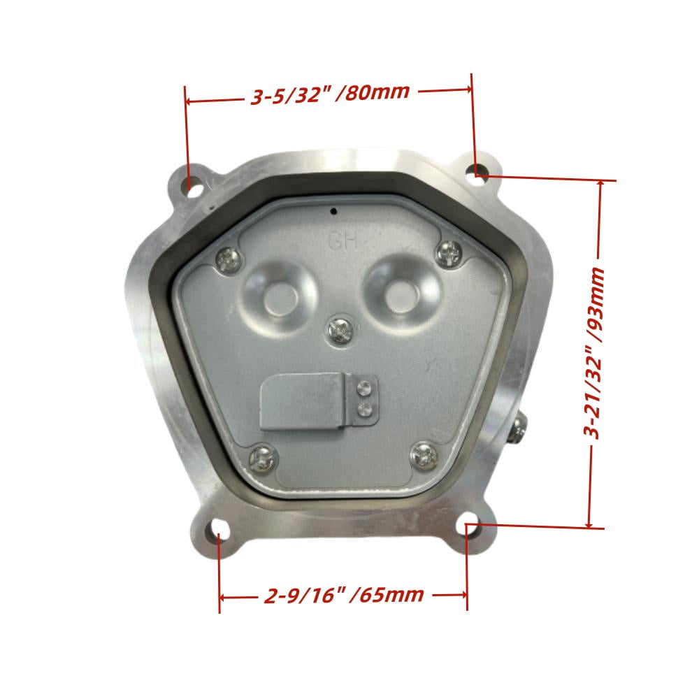 Cylinder Head Cover with Gasket Bolts and Breather Tube for Predator Inverter Generators 9500-Watt Surge / 7600-Watt Running (SKU# 71365, 59188) for DuroMax XP9000iH XP9500iH Inverter Generator