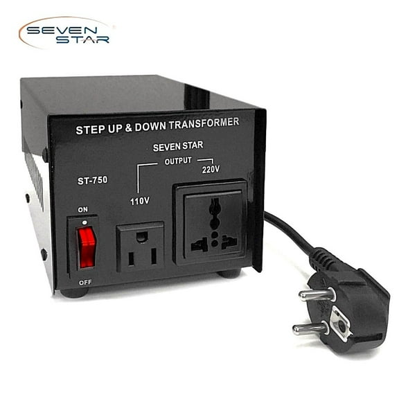 SevenStar ST-750W Watt 110V to 220V Step Up/Down Transformer Voltage Converter