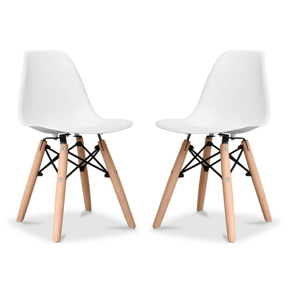 Modholic Eiffel Kids Chair, White (Set Of 2)