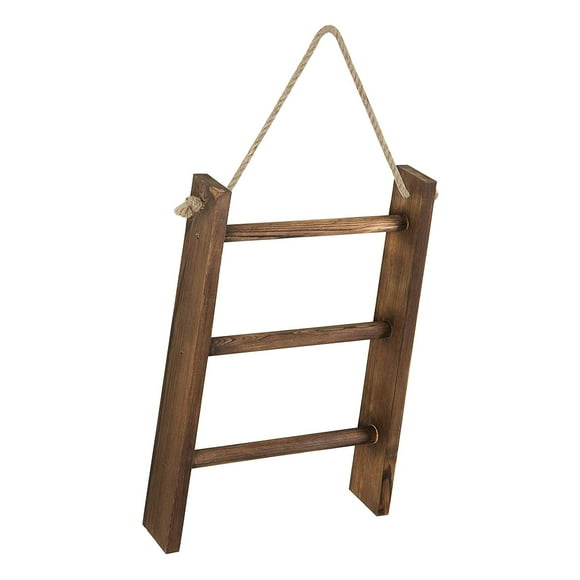 Tnarru Wood Towel Racks 3 Tiers Towel Rack Towel Bars Tea Towel Ladder Hanging Towel Rack Towel Ladder for Bedroom Kitchen Wall Door