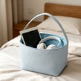 thumbnail image 6 of Deeceymbur Striped Polypropylene Fabric Storage Tote Basket with Handles Beach Home Grocery Organizer, 6 of 6