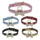 thumbnail image 4 of Joyería brillante del collar del collar del gato y de perro de la pajarita del diamante artificial del cuero lindo de lujo del diseñador, 4 of 5