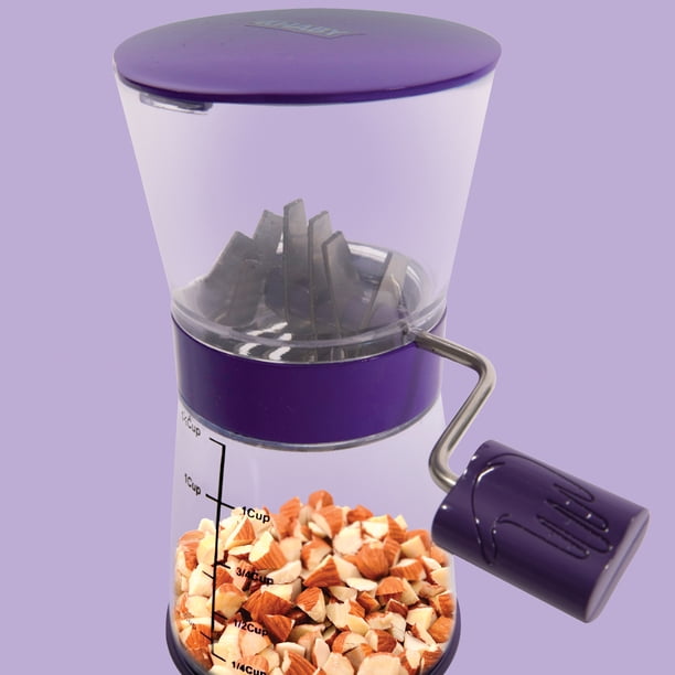 Khaby Lame Manual Nut Chopper Grinder, Easy to Use Crank