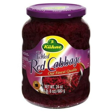 Pickled Red Cabbage (Kuhne) 24 oz (Best Pickled Red Cabbage Recipe)