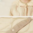 thumbnail image 4 of EnJoCho Girls Oversized Quilted Puffer Coat, Soli𝖽 Color Button Down Lightweight Outerwear, Soft Warm Padded Jacket, Trendy Loose Fit Outerwear for Everyday Casual Autumn & Winter Wear, 4 of 4