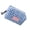 Blue, variant on Durable Fabric Heart Print Makeup Pouch Portable Container for Daily Use Women