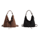 thumbnail image 1 of Bolso Hombro Gamuza para Mujer Con Lazo Y Bolsillo Interior Viajes (marrón), 1 of 7