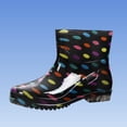 thumbnail image 6 of Tqyyweavej Women's Short Rain Boots Waterproof Non-Slip Versatile PVC Rainboots Lightweight Fashion Outdoor Garden Shoes for Farming Walking, 6 of 7