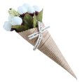 thumbnail image 1 of Coofit 3 Bunches Artificial Flower Decorative Kraft Paper Wrap Fake Flower Photo Prop, 1 of 8