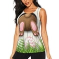 thumbnail image 1 of Fotbe Brown Bunny Blusas Sin Mangas para Mujer – Estilo Casual, Corte Suelto, Slim-Fit, Cuello Redondo Deportivo, Tops de Verano para Gimnasio y Yoga-XX-Large, 1 of 7