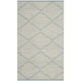 thumbnail image 2 of SAFAVIEH Montauk Bailey Geometric Cotton Area Rug, Light Blue, 2' x 3', 2 of 6