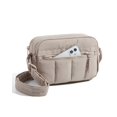 thumbnail image 1 of Bandolera BAGSMART Bolso de hombro acolchado marrón-pequeño, 1 of 7