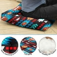 thumbnail image 5 of Bohemian Ethnic Rustic 24" Oversized Zabuton Floor Cushion - Colorful Hippie Exotic Meditation Seat with 9-Point Stitching, Earthy Tribal Style for Home Decor & Relaxation, 5 of 7