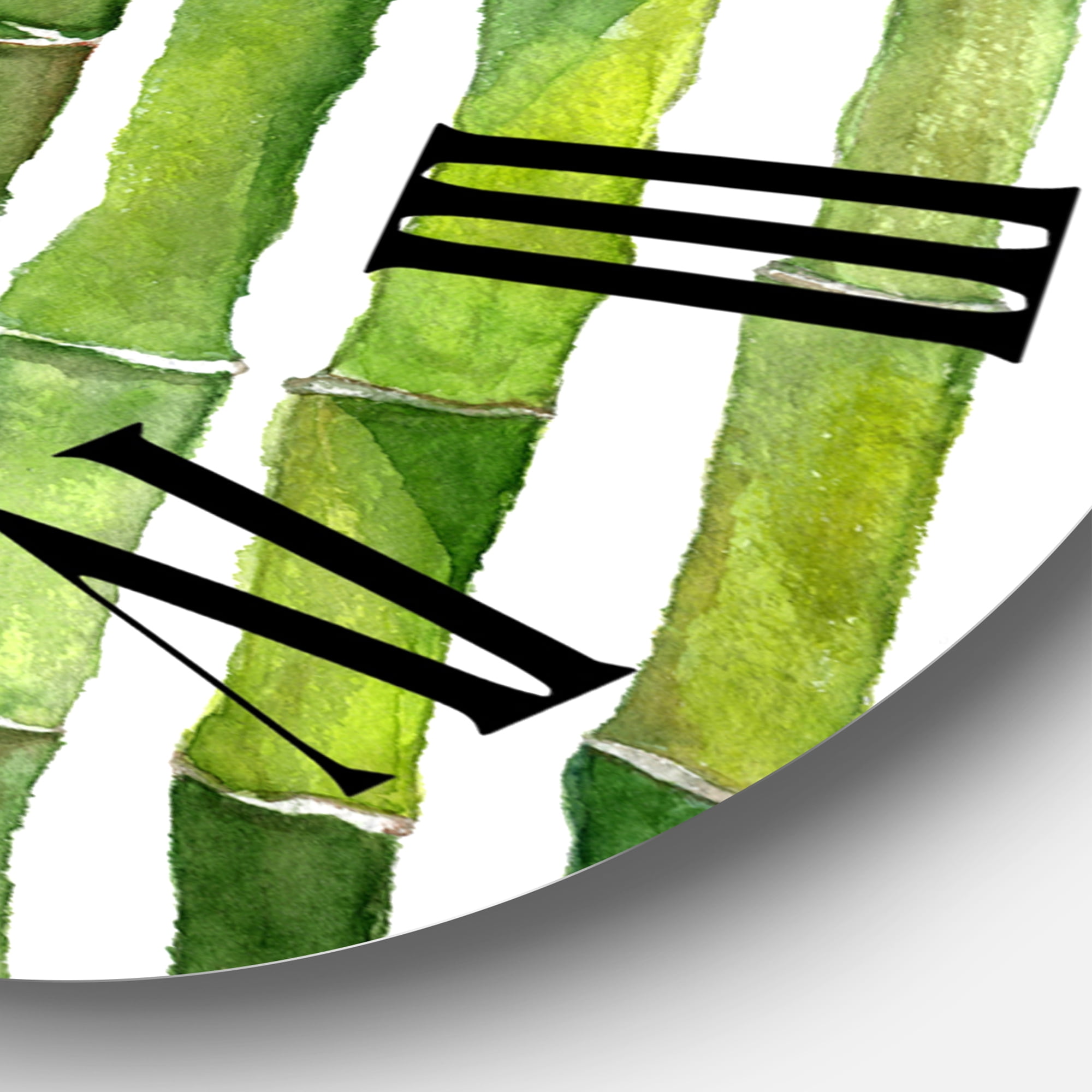 Designart 1 in Quartz Tropical Wall Clock