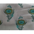 thumbnail image 4 of oneOone Georgette Viscose Fabric Leaves & Floral Block Print Fabric BTY 42 Inch Wide, 4 of 5