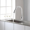 thumbnail image 5 of Cosmo Single-Handle Pull-Down Sprayer Kitchen Faucet with Ceramic Disc Cartridge in Chrome, 5 of 5
