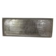 thumbnail image 1 of Benzara BM177187 Plaque Rectangulaire en Aluminium - Gris, 1 of 1