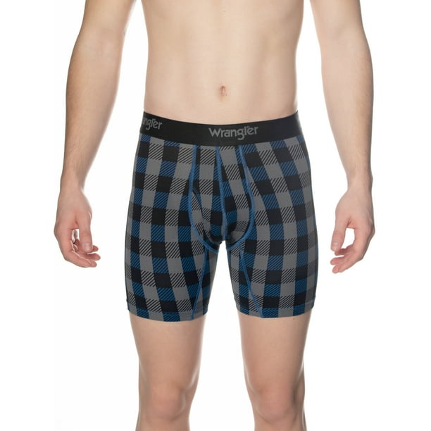 Wrangler Men's Boxer Briefs Underwear, 3 Pack