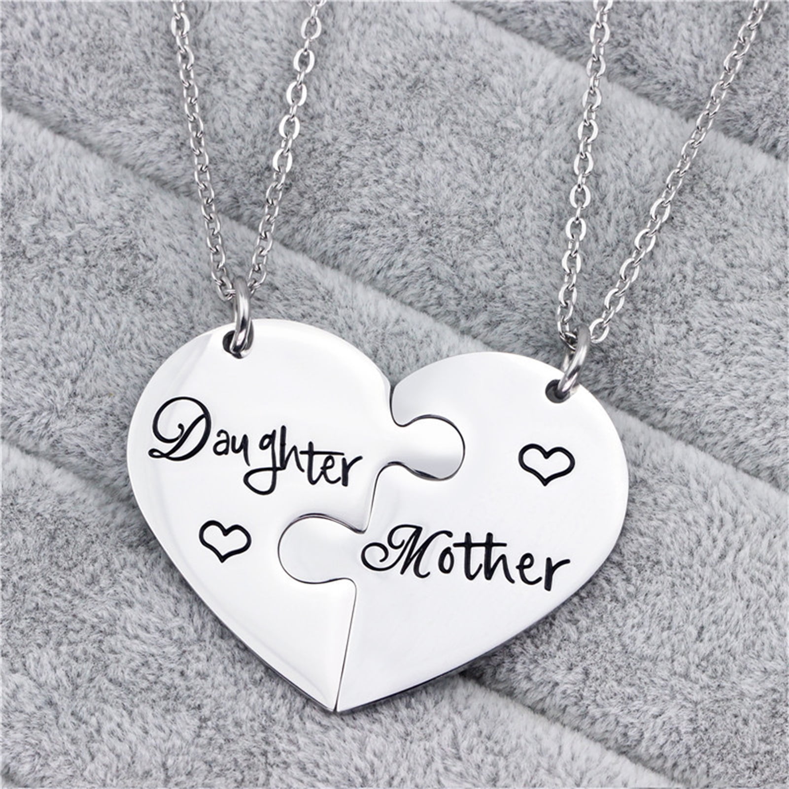 Half heart necklace mom on sale and daughter