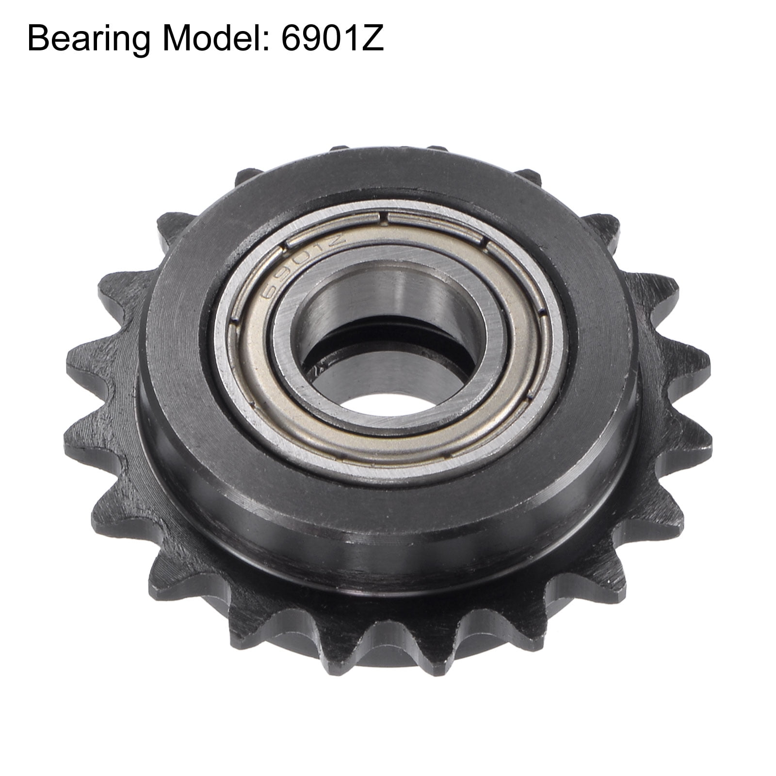 Unique Bargains Idler Sprocket Pitch Bore Carbon Steel with Insert Bearing 12mm