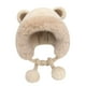 thumbnail image 5 of Gorro de invierno con orejeras, moderno gorro con orejeras, grueso y protector para los oídos. Beige, 5 of 7
