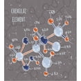 thumbnail image 3 of Grunge Twin Size Duvet Cover Set, Chemistry Laboratory with Display Formula Science Graphic Design, Decorative 2 Piece Bedding Set with 1 Pillow Sham, Grey Light Blue Indigo Red, by Ambesonne, 3 of 3