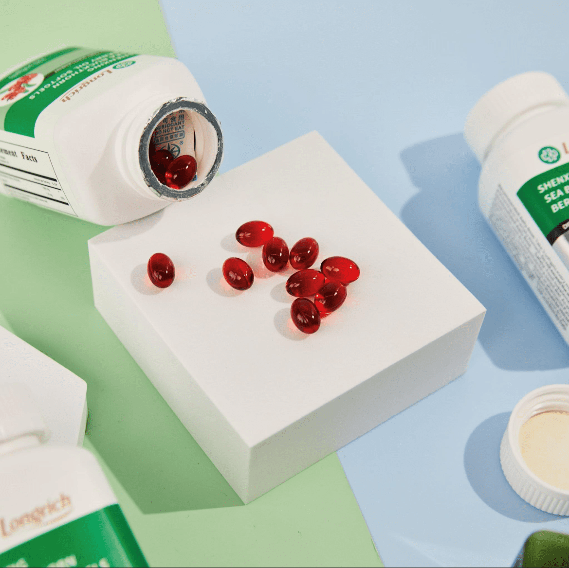 Longrich Sea Buckthorn Berry Oil (120 Softgels) immune Booster