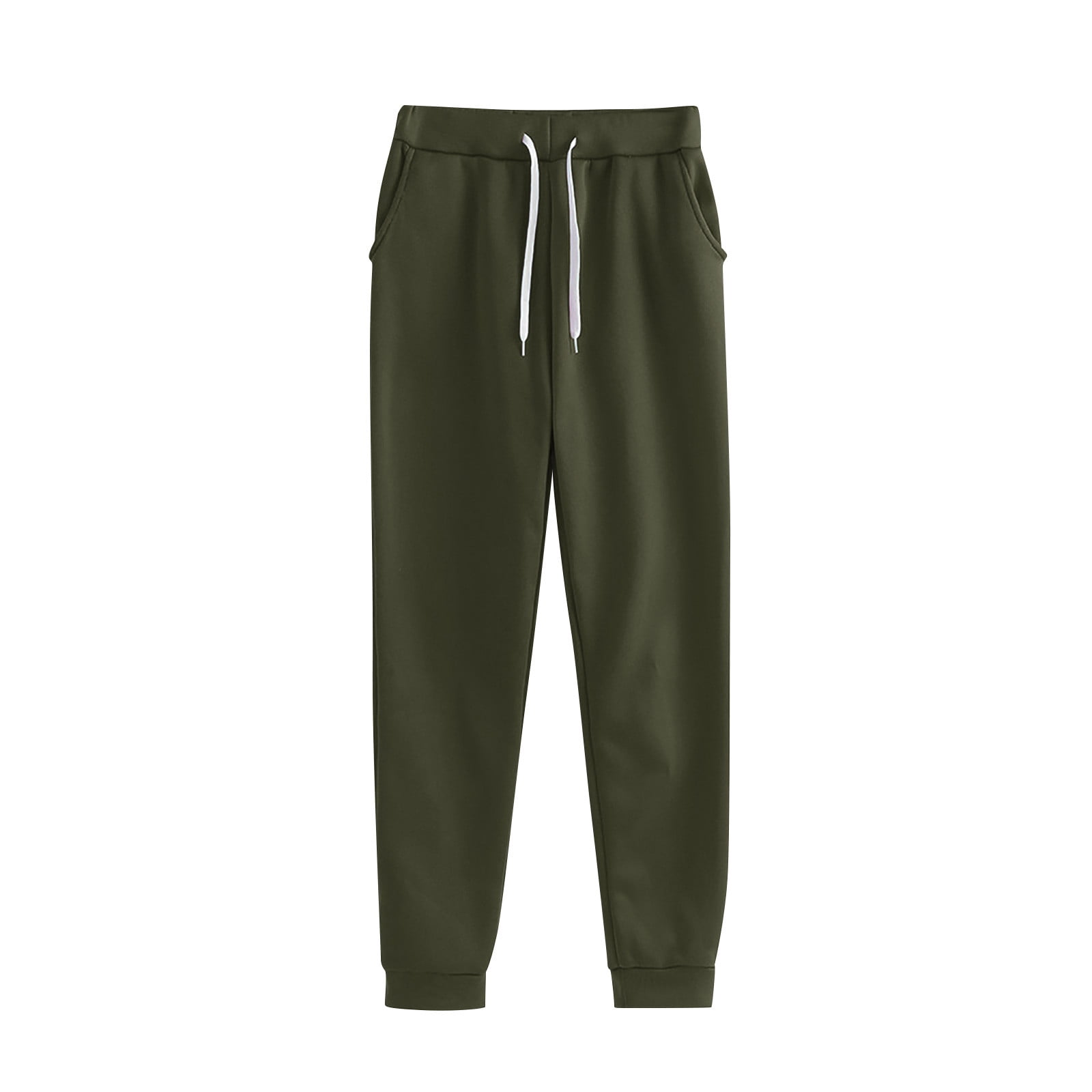 FAIWAD Women 2 Piece Outfits Casual Sweatsuit Hooded Sweatshirt Hoodie with Sweatpants Sport Outfits Jogger Set (Small, Army Green)