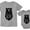 Toddler Gray / Baby Gray, variant on Sister Bear shirt Baby Boy Girl bodysuit Matching Sibling Outfit Big Little Set Toddler Gray 2T / Baby Gray 6M (3-6M)