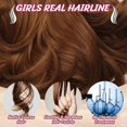 thumbnail image 3 of (1b)Silky Clip-on Hair Topper Wig Heat Resistant Fiber Hair Extension For Women, 3 of 5