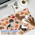 thumbnail image 4 of Long Mouse Pads for Desk,Fall Dachshund and Pumpkin Desk Mats on Top Of Desks, Desk Mouse Pad Extra Large with 3mm Non-Slip Base and Stitched Edge for Gaming,Office,Work,Home 31.5"x11.8", 4 of 6