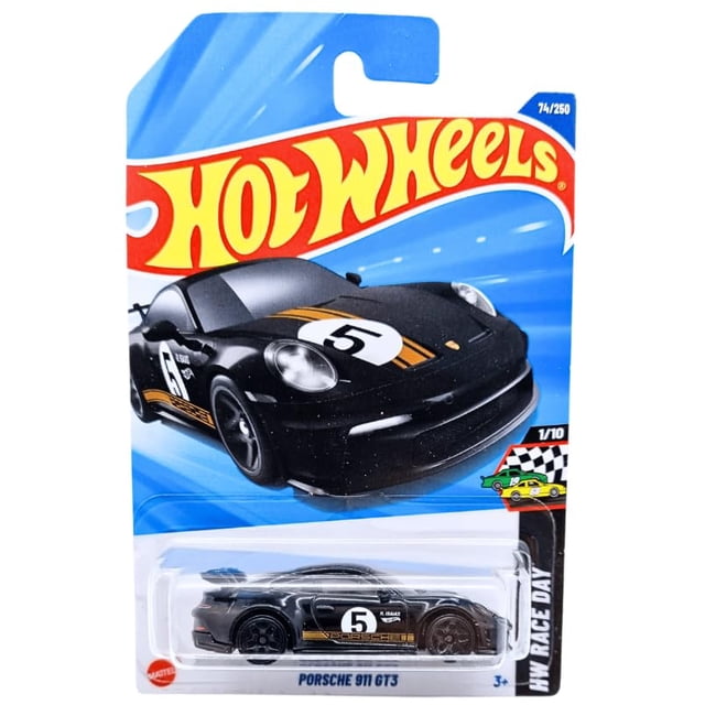 Auto fundido a presión Hot Wheels Porsche 911 GT3 HW Race Day 1:64