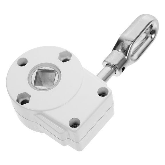 Supvox sunshade crank mechanics hardware Wind Stability Aluminum White 1Set for Homeowners