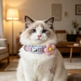 thumbnail image 4 of Outdor Reflective Cat Collar With Breakaway Buckle For Outdoor Use Adjustable Soft Nylon Necklace Lost Escape Proof, 4 of 4