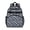 Black, variant on Marine Life Waterproof Backpack - Lightweight Student Bag with Chest Strap, Durable & Breathable Book Bag for Seaside and Summer Adventures