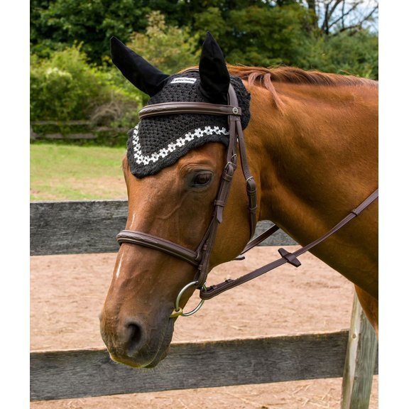 Equine Couture Floral Fly Bonnet New