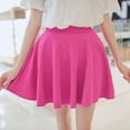 thumbnail image 2 of Sngxgn Womens Midi Skirt High Waisted Solid Dress Elegant Skirts(Hot Pink,One Size), 2 of 8