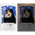 thumbnail image 2 of Caroline's Treasures SS4650CNL Tibetan Mastiff Winter Snowflakes Holiday Ceramic Night Light, 6x4x3", multicolor, 2 of 2