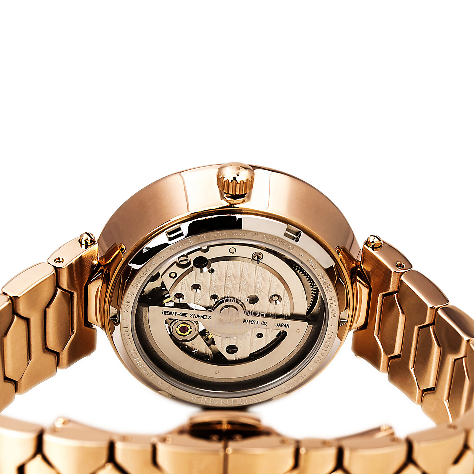 Wittnauer Women\'s WN4021 Taylor Gold-Tone Stainless Steel Watch Shop Wittnauer Online | Fash Brands main image 4
